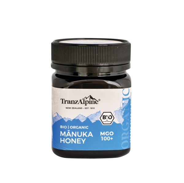 Bio Manukahonig MGO 100+, 250g von Hoyer TranzAlpine