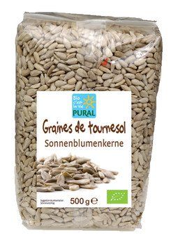 Bio Sonnenblumenkerne, geschält, 500g von Pural