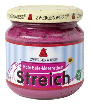 Zwergenwiese Bio Rote-Bete-Meerrettich Streich, 180g
