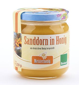 Meisterhonig Sanddorn in Honig, bio, 250g