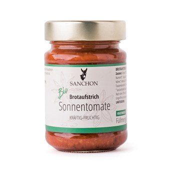 Sanchon Bio Brotaufstrich Sonnentomate, 190g