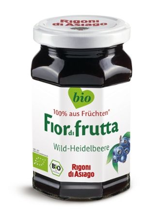 Bio Marmelade Wildheidelbeere von Rigoni di Asiago, 250g